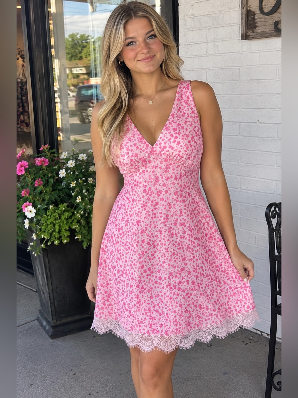 NWT Madden Girl cherry blossom slip dress juniors large